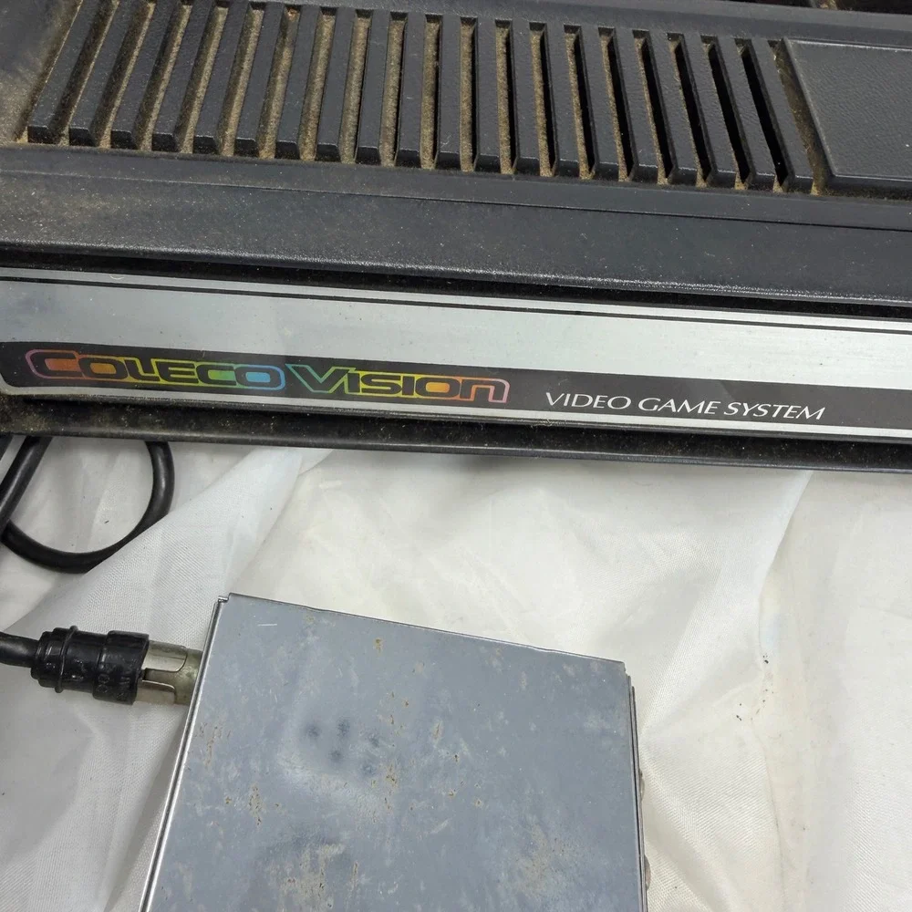 Vintage ColecoVision Console Bundle with Expansion Module 1 Wico Boss Joystick
